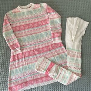 Gymboree Fair Isle Sweater Dress size 6